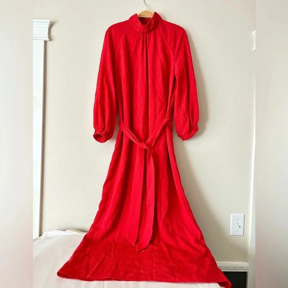 Cefinn Red Maxi Dress - Picture 4 of 10